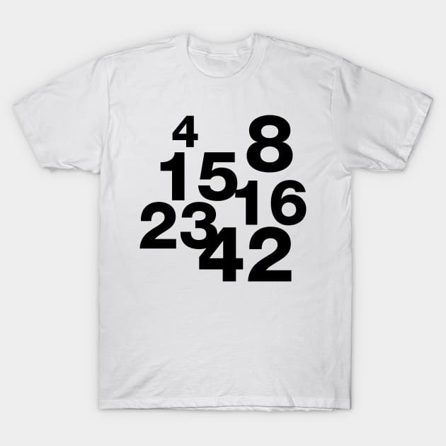 Lost Numbers T-Shirt by StudioInfinito